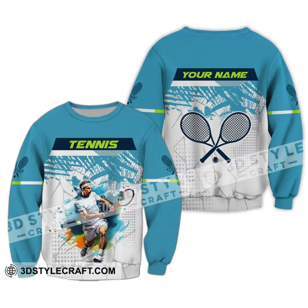 Man Shirt Custom Tennis Club Gift For Player Gifts Long Sleeve / S T-Shirt