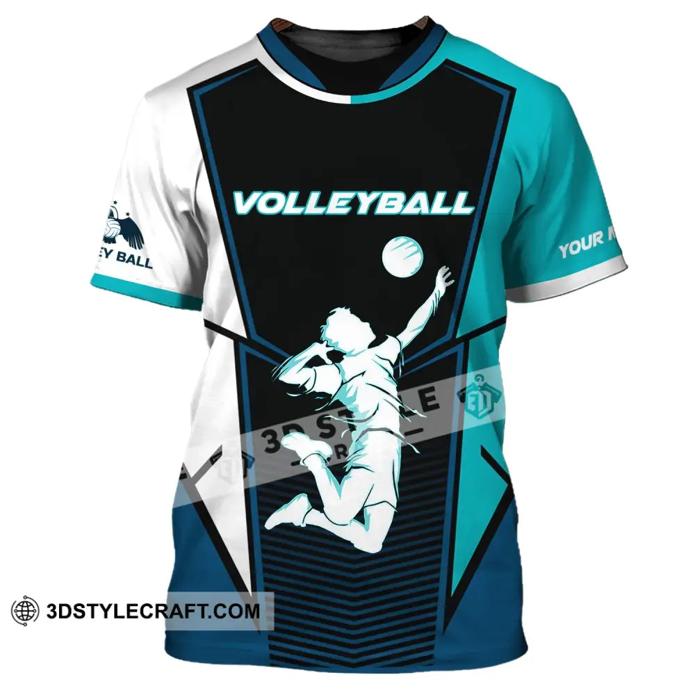 Man Shirt Volleyball Custom Team T-Shirt For Club Gift Players / S