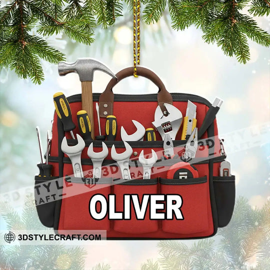 Mechanic Home Decor, Christmas Ornament, Personalized Ornament style option 2