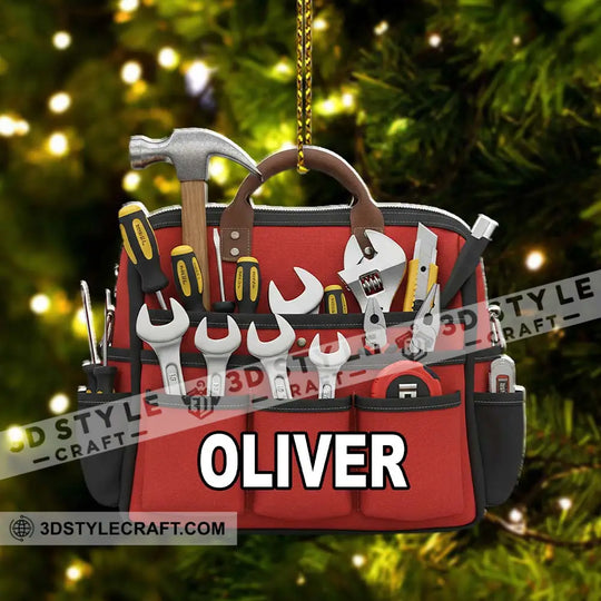 Mechanic Home Decor, Christmas Ornament, Personalized Ornament style option 3