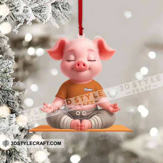 Meditation Home Decor, Christmas Ornament, Personalized Ornament style option 4