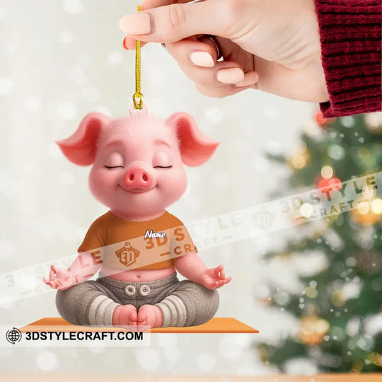 Meditation Home Decor, Christmas Ornament, Personalized Ornament style option 2