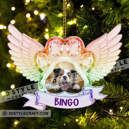 Memorial Pet Christmas Home Decor, Christmas Ornament, Personalized Ornament style option 3