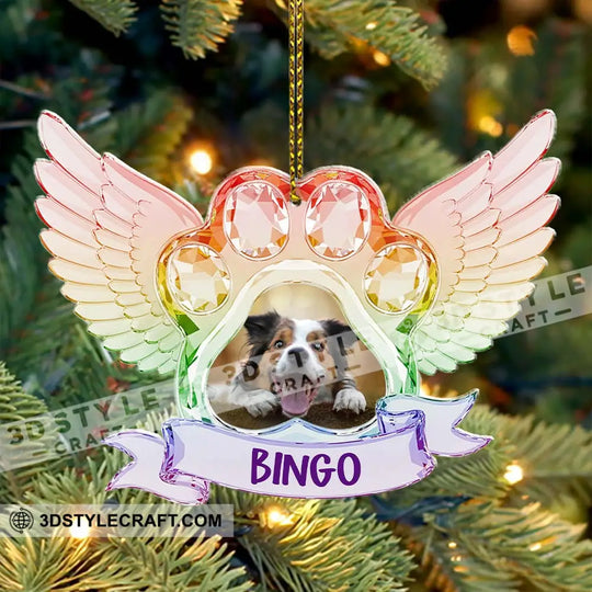 Memorial Pet Christmas Home Decor, Christmas Ornament, Personalized Ornament style option 4