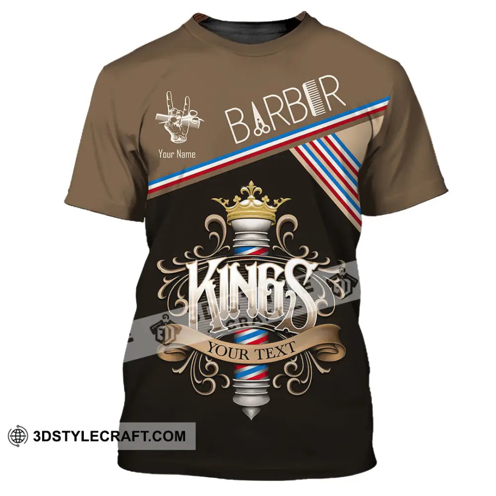 Men Shirt Custom Barber Kings Shirt T Shirt / S T shirt