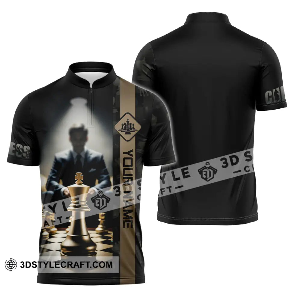 Men Shirt - Custom Guess Player Shirt King Of Guess Zipper Polo Shirt / S T-shirt