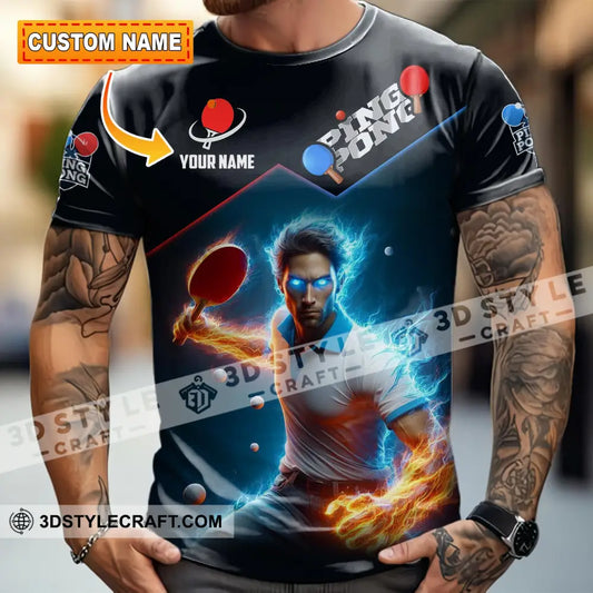 Men Shirt - Custom Ping Pong Lover Shirt T-shirt