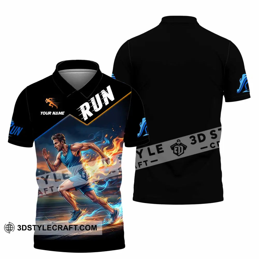 Men Shirt - Custom Run Shirt - Polo Shirt / S - T-shirt