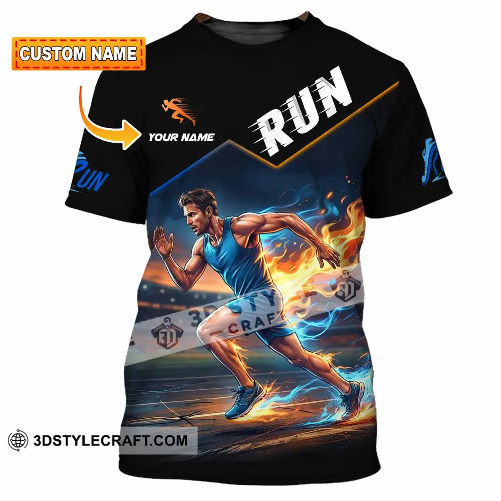 Men Shirt - Custom Run Shirt - T-shirt