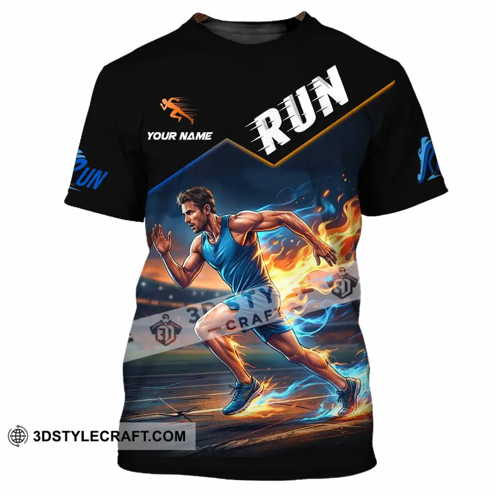 Men Shirt - Custom Run Shirt - T-Shirt / S - T-shirt