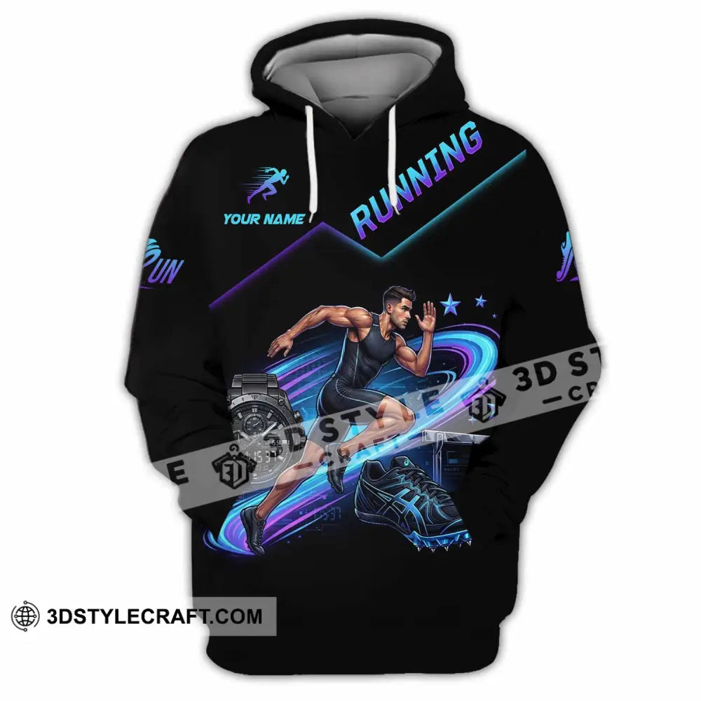 Men Shirt - Custom Running Shirt - Hoodie / S - T-shirt