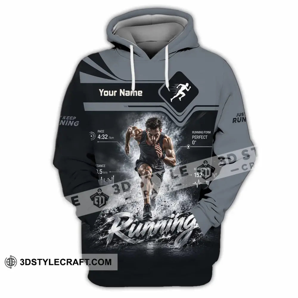 Men Shirt - Custom Running Shirt - Hoodie / S - T-shirt