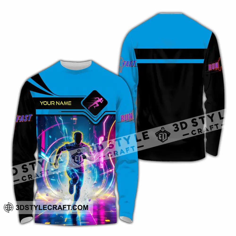 Men Shirt Custom Running Shirt Long Sleeve Shirt / S T shirt