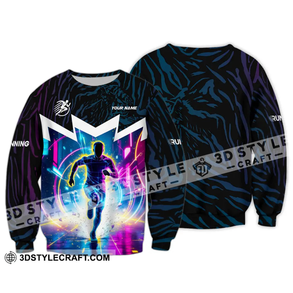 Men Shirt Custom Running Love Runner Shirt Long Sleeve / S T shirt