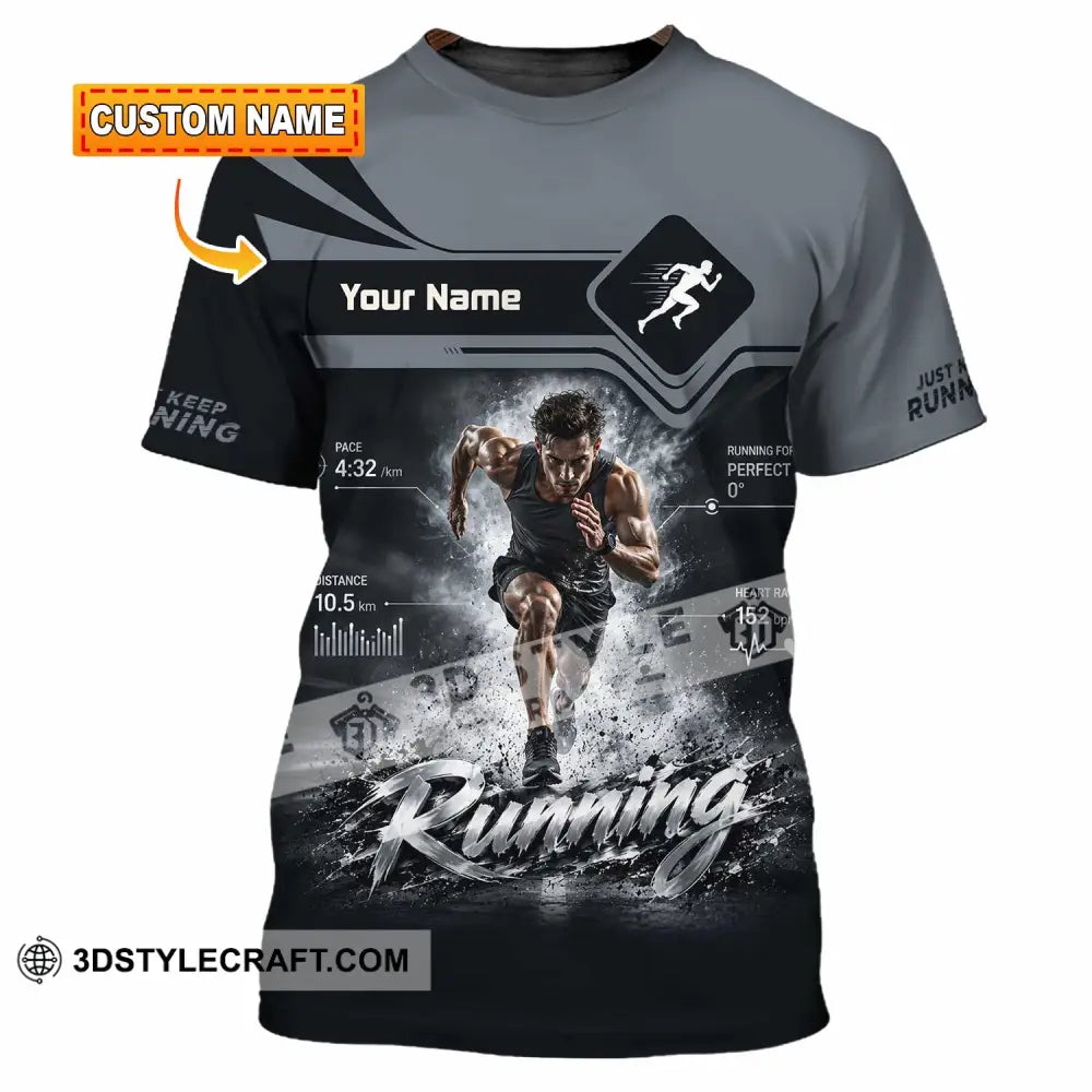 Men Shirt - Custom Running Shirt - T-shirt