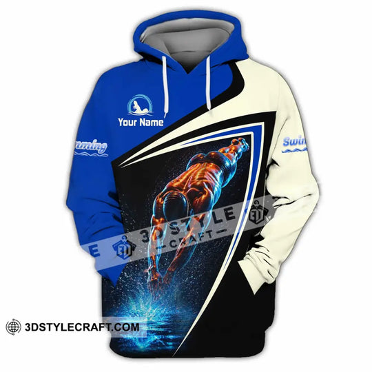 Men Shirt - Custom Swimming Shirt style option 3