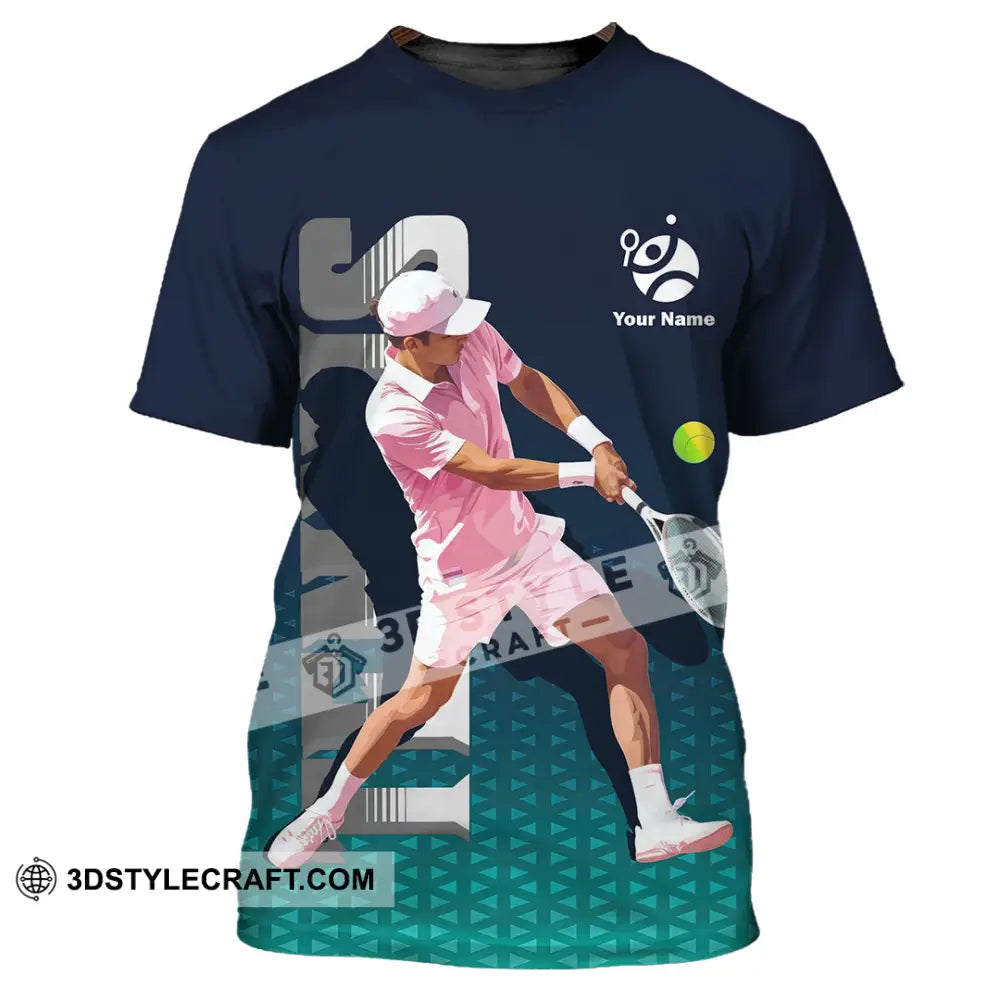 Men Shirt - Custom Tennis 3D Shirt T-Shirt / S T-shirt