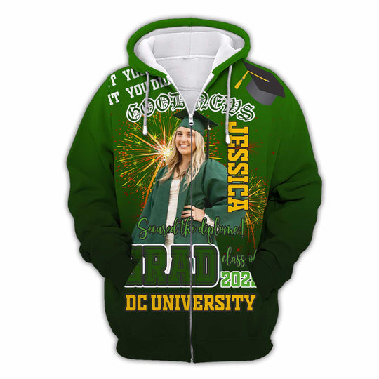 Unisex Shirt - Custom Text Shirt, Grad Shirt style option 3