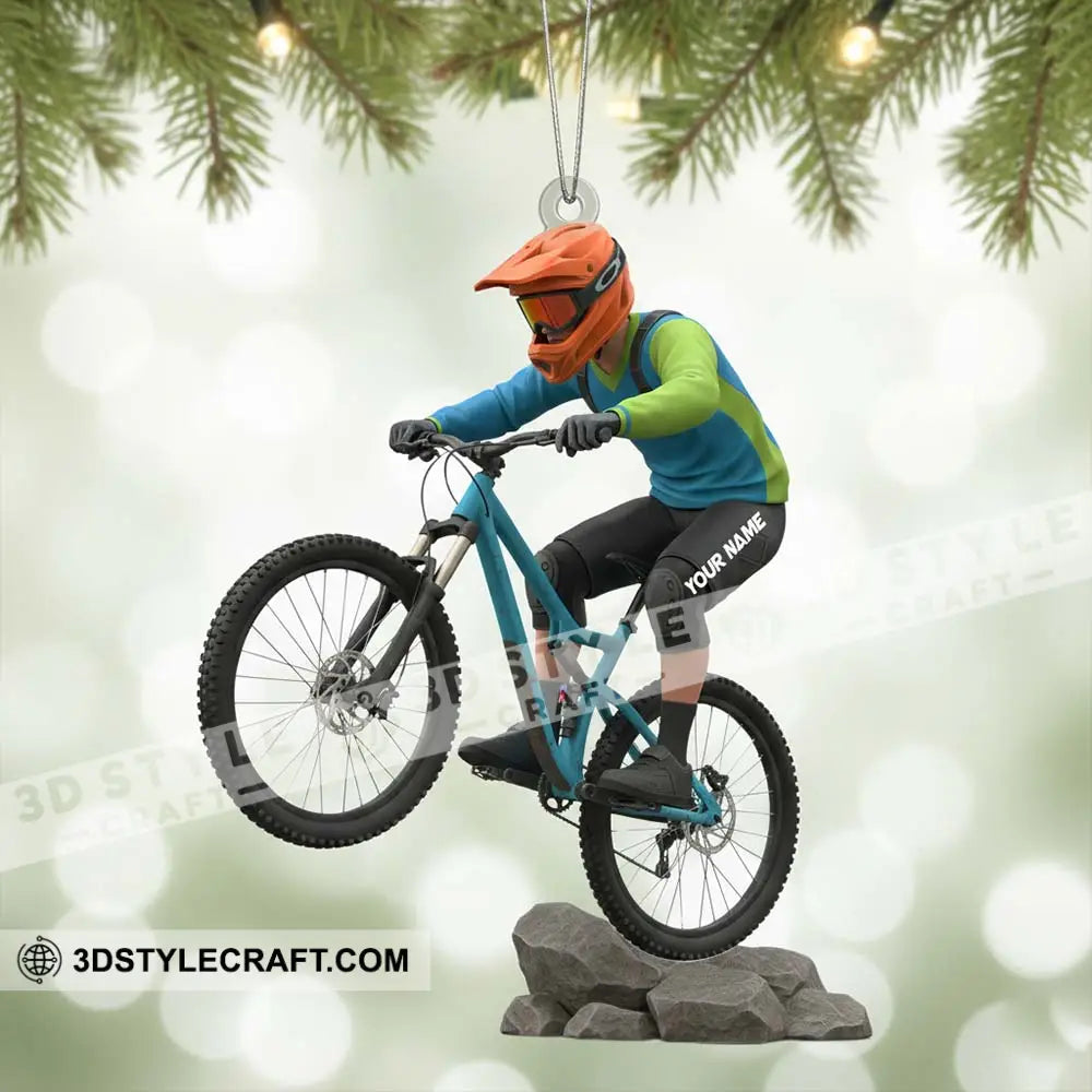 Mountain Bike Home Decor Christmas Ornament Personalized Ornament Ornament