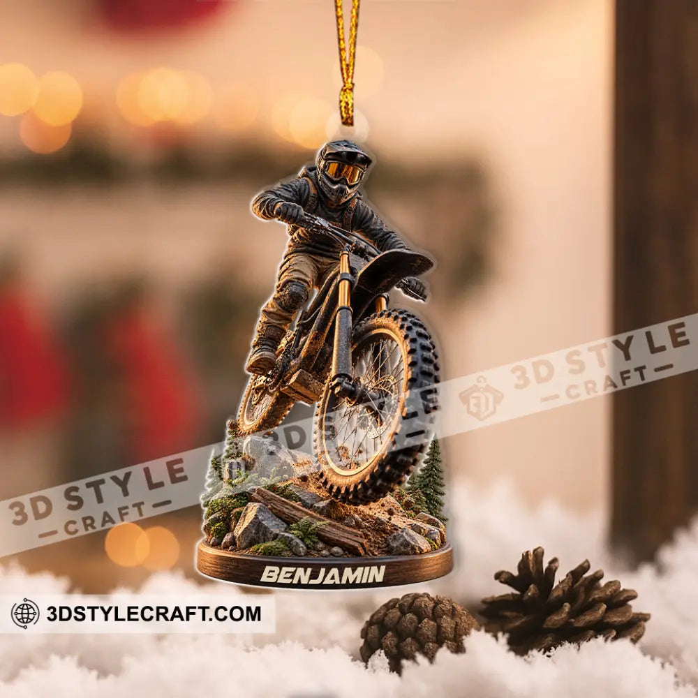 Mountain Bike Home Decor Christmas Ornament Personalized Ornament - Ornament