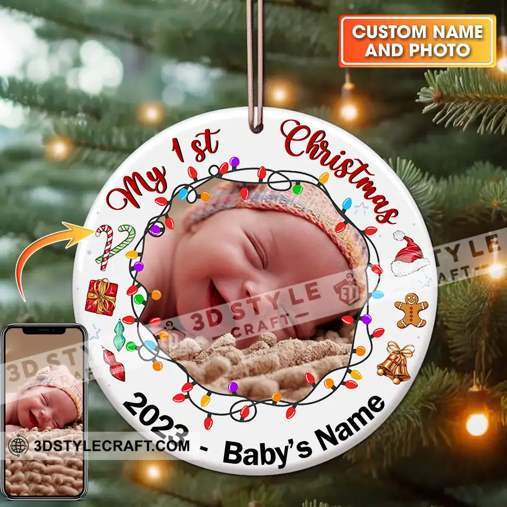 My First Christmas Ornament Personalized