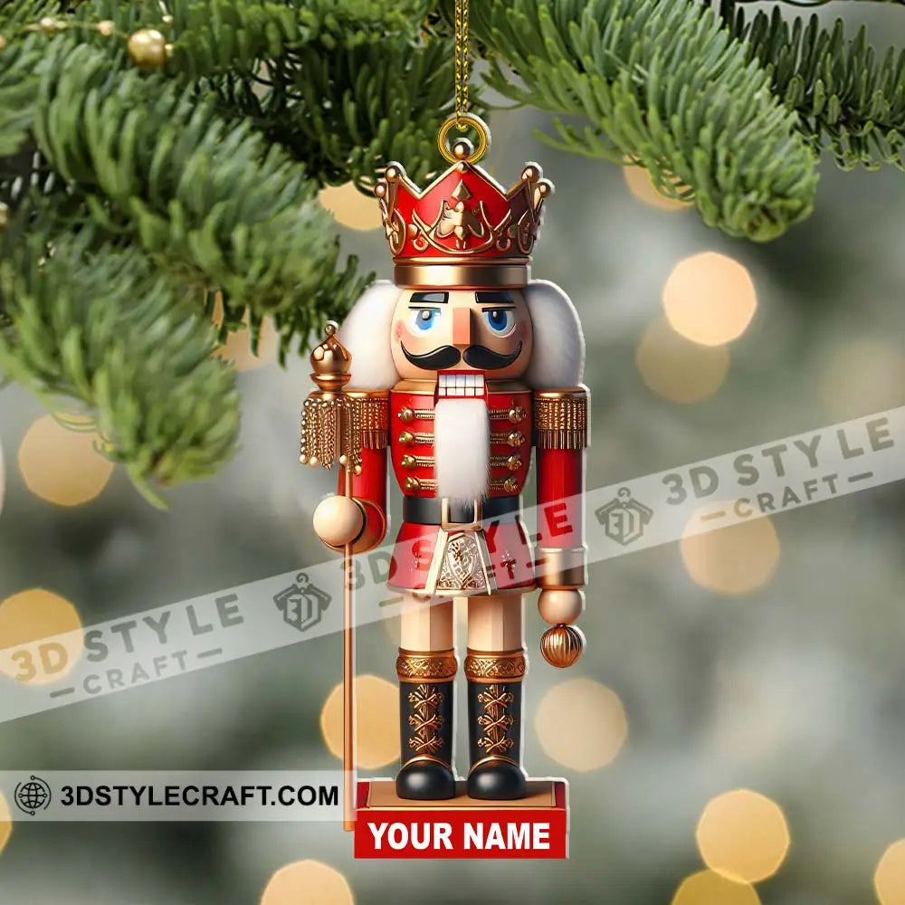 Nutcracker Christmas Ornament Personalized