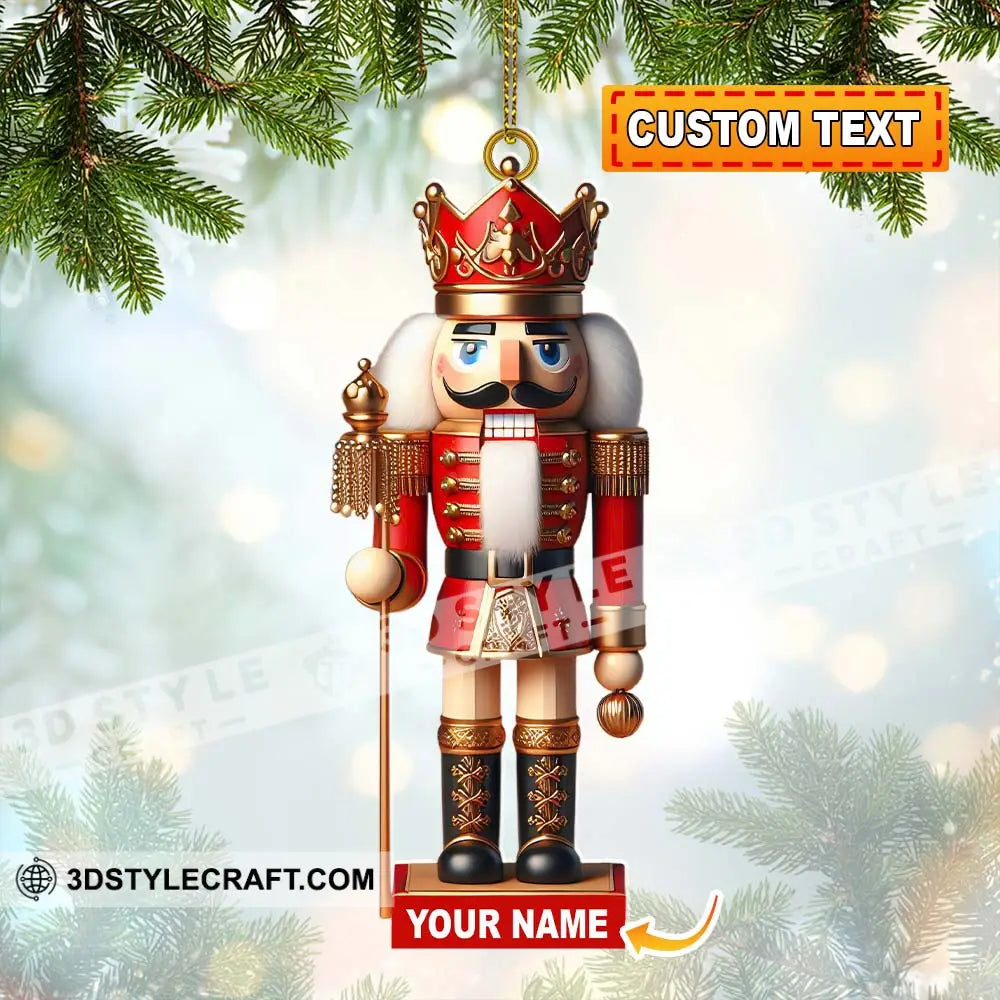 Nutcracker Christmas Ornament Personalized 3.54’’ / 1