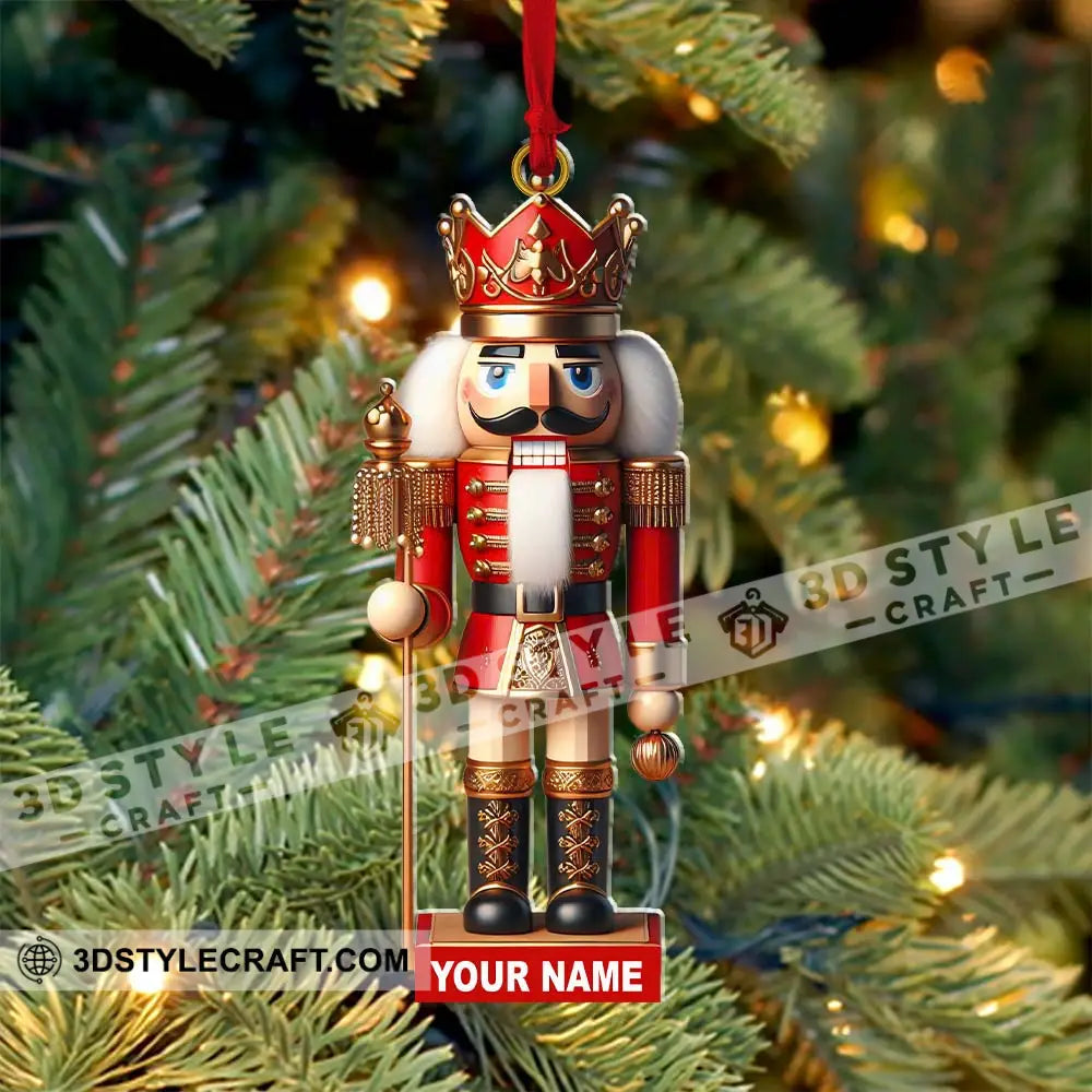 Nutcracker Christmas Ornament Personalized