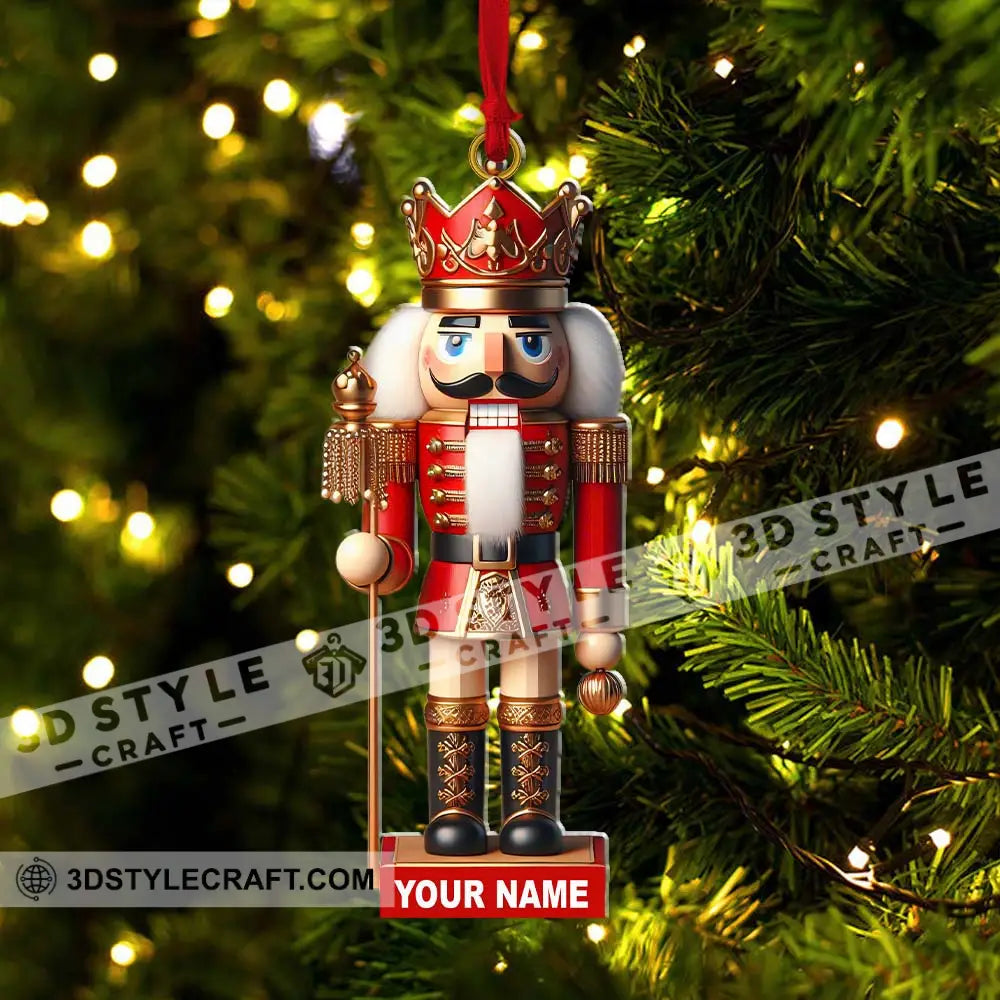 Nutcracker Christmas Ornament Personalized