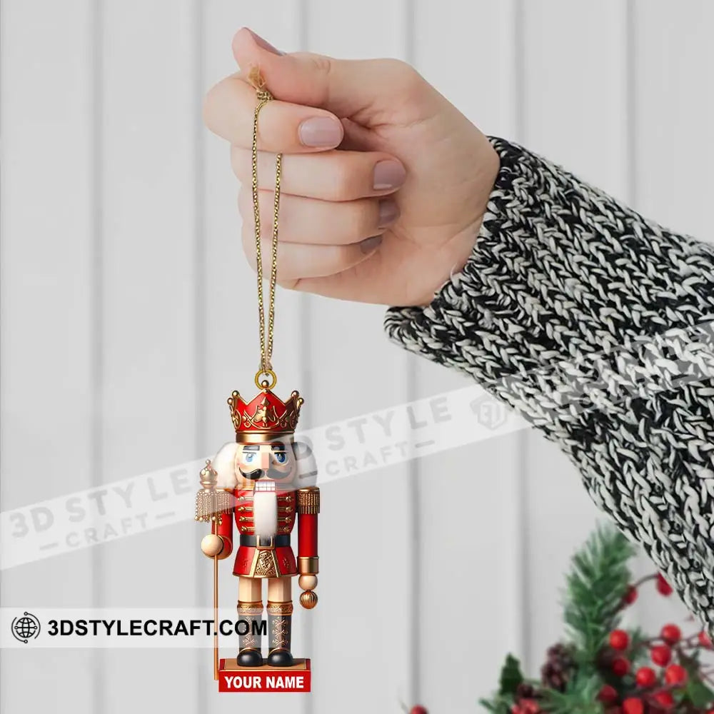 Nutcracker Christmas Ornament Personalized