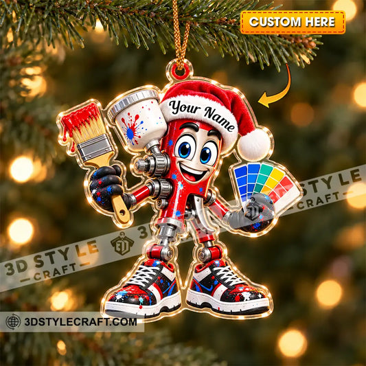 Painter Home Decor Christmas Ornament Personalized Ornament - 3.54’’ / 1 Ornament - Ornament