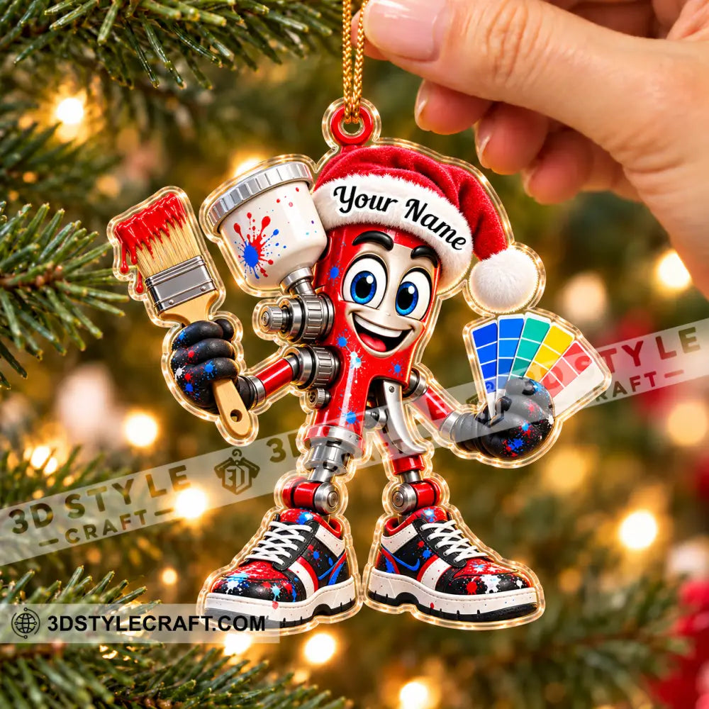 Painter Home Decor Christmas Ornament Personalized Ornament - Ornament