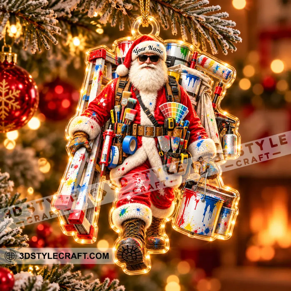 Painter Home Decor Christmas Ornament Personalized Ornament - Ornament