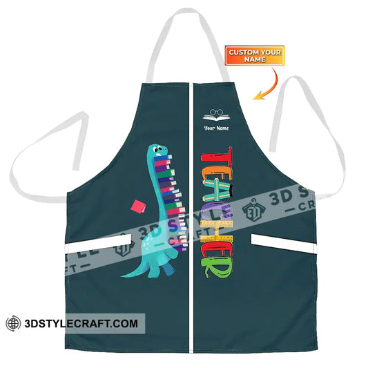 Personalized Apron Teacher Joymuu Cooking Apparel Chef