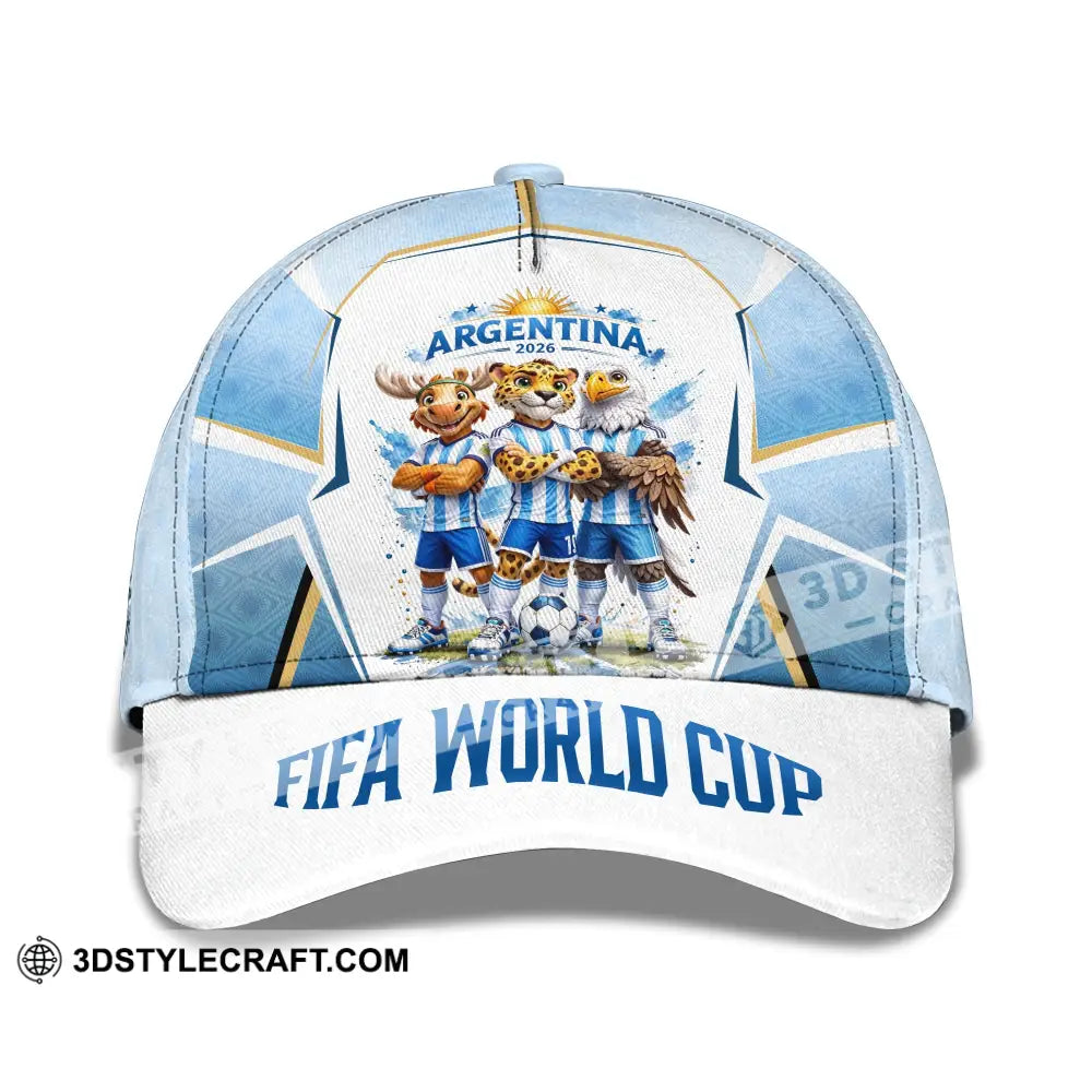 Personalized Cap Customized Argentina World Cup 2026 Classic Cap - CLASSIC CAP / UNIVERSAL FIT - Cap