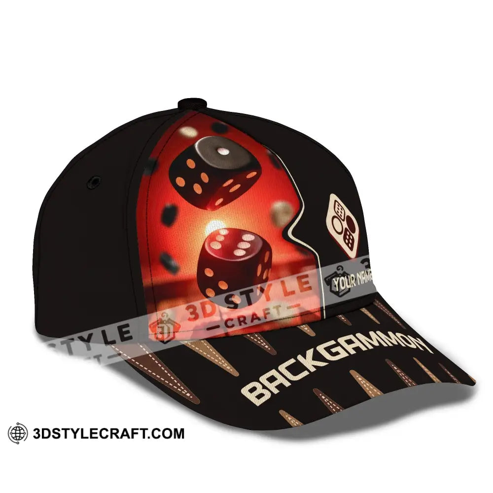 Personalized Cap Customized Backgammon Classic Cap CLASSIC CAP / UNIVERSAL FIT Cap