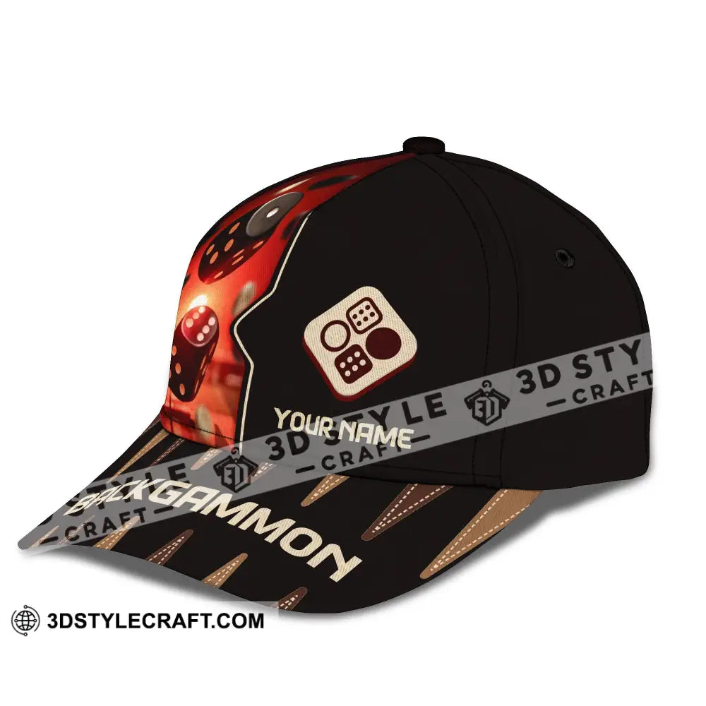 Personalized Cap Customized Backgammon Classic Cap CLASSIC CAP / UNIVERSAL FIT Cap