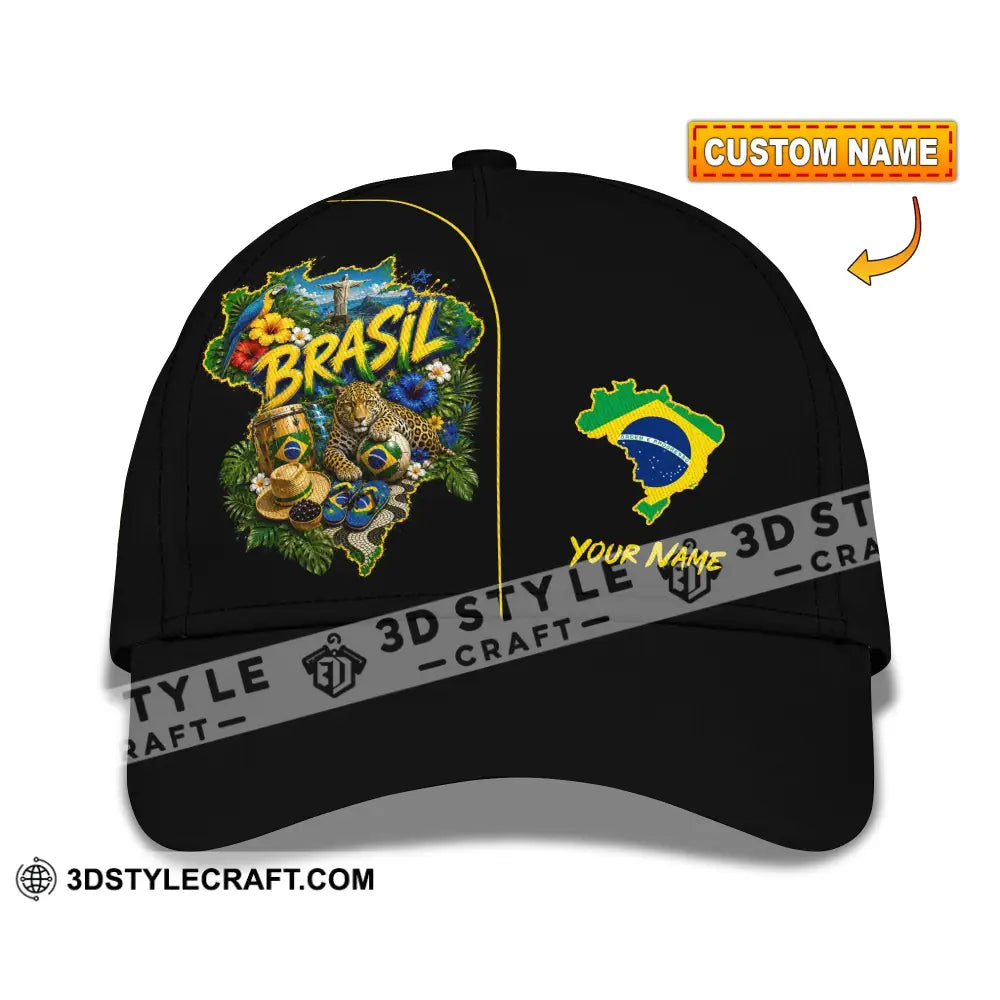 Personalized Cap Customized Brasil Classic Cap - CLASSIC CAP / UNIVERSAL FIT - Cap