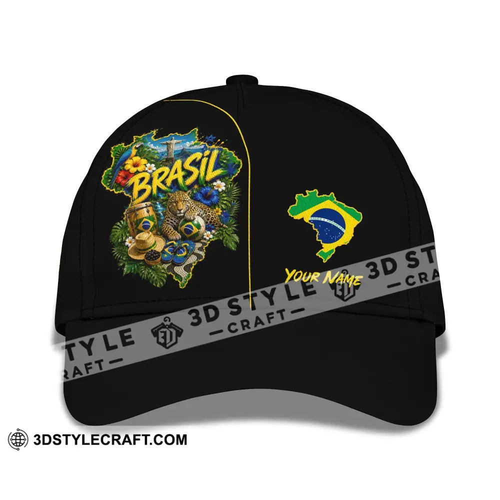 Personalized Cap Customized Brasil Classic Cap - CLASSIC CAP / UNIVERSAL FIT - Cap