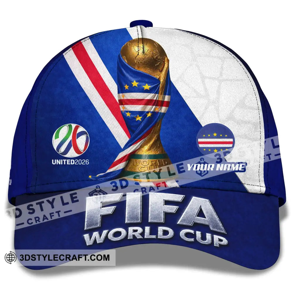 Personalized Cap Customized Cabo Verde World Cup 2026 Classic Cap - CLASSIC CAP / UNIVERSAL FIT - Cap
