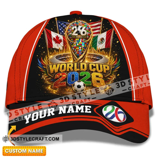 Personalized Cap Customized World Cup 2026 Classic Cap - CLASSIC CAP / UNIVERSAL FIT - Cap