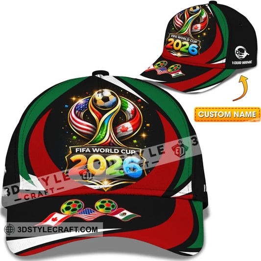Personalized Cap Customized World Cup 2026 Classic Cap - CLASSIC CAP / UNIVERSAL FIT - Cap