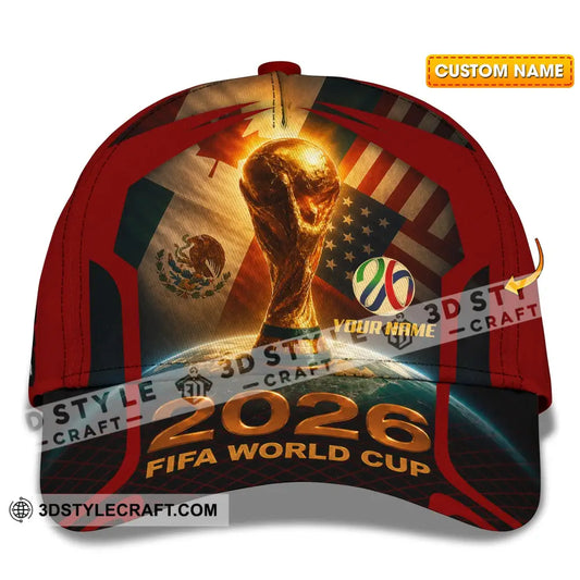 Personalized Cap Customized World Cup 2026 Classic Cap - CLASSIC CAP / UNIVERSAL FIT - Cap
