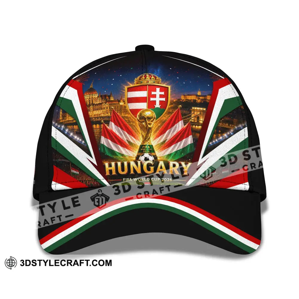 Personalized Cap Customized Hungary World Cup 2026 Classic Cap - CLASSIC CAP / UNIVERSAL FIT - Cap