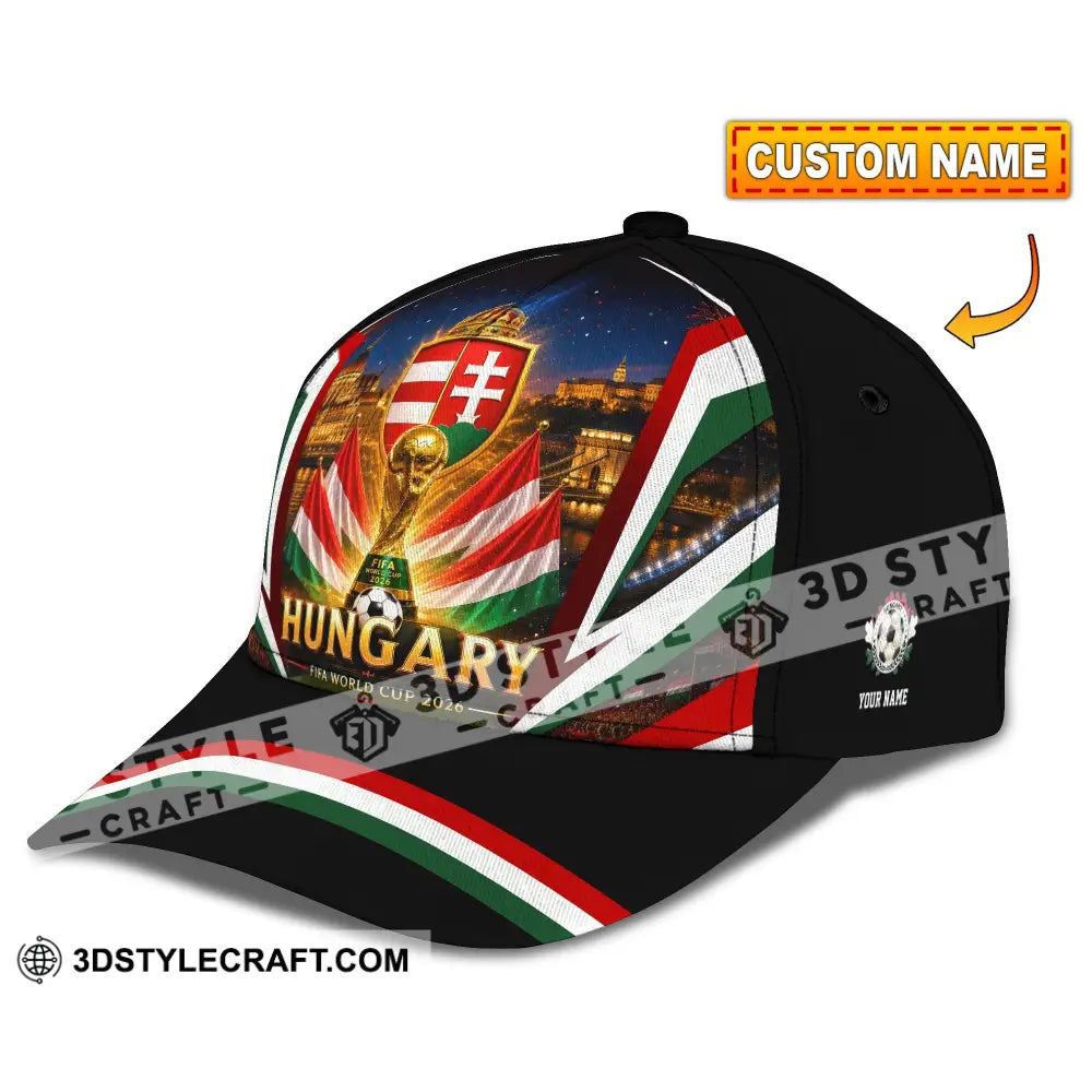 Personalized Cap Customized Hungary World Cup 2026 Classic Cap - CLASSIC CAP / UNIVERSAL FIT - Cap