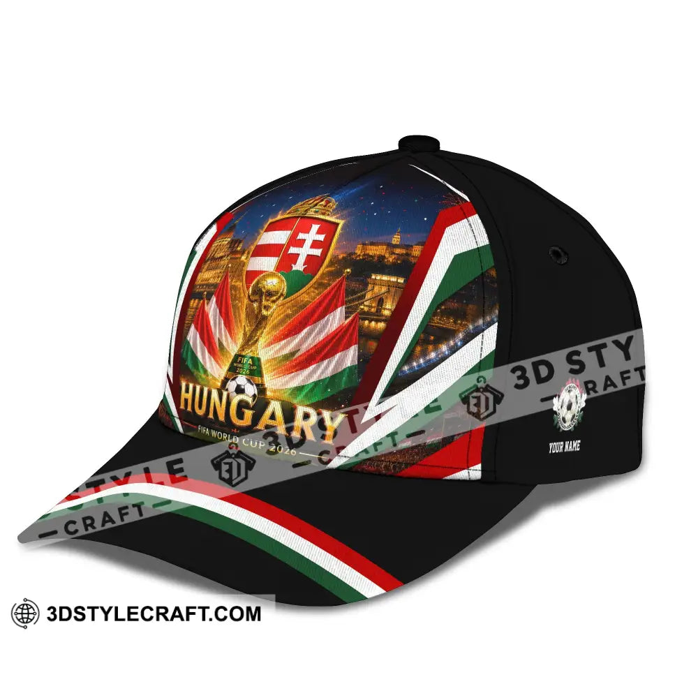 Personalized Cap Customized Hungary World Cup 2026 Classic Cap - CLASSIC CAP / UNIVERSAL FIT - Cap