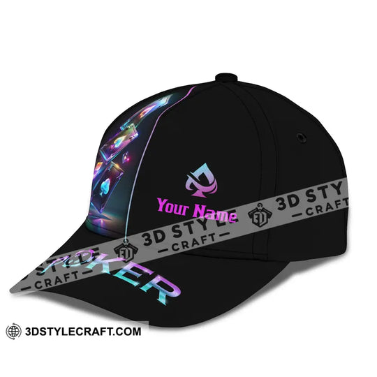Personalized Cap, Customized Poker Cap style option 4