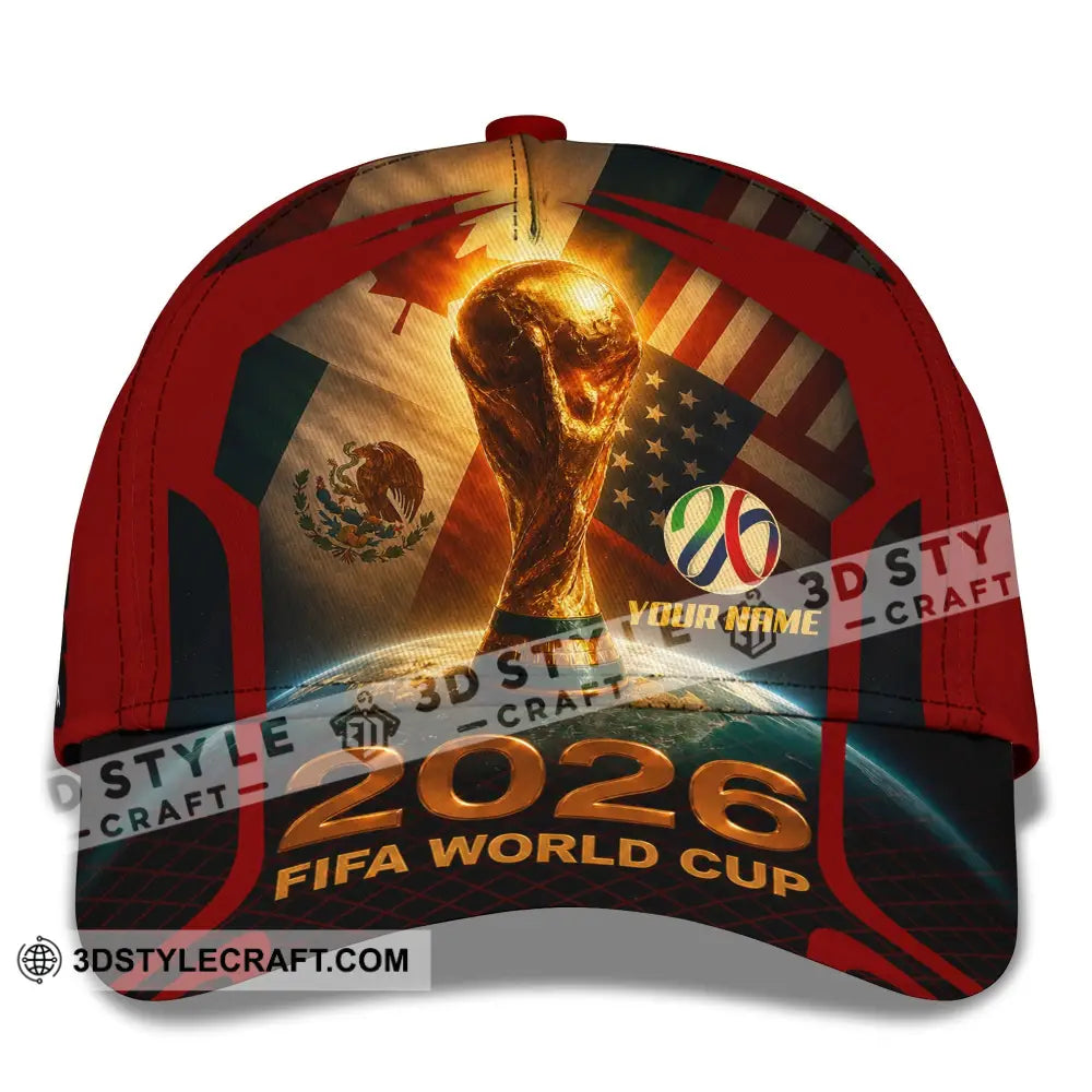 Personalized Cap Customized World Cup 2026 Classic Cap - CLASSIC CAP / UNIVERSAL FIT - Cap