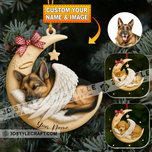 Pet In Memory Home Decor Christmas Ornament Personalized Ornament 3.54’’ / 1 Ornament Ornament