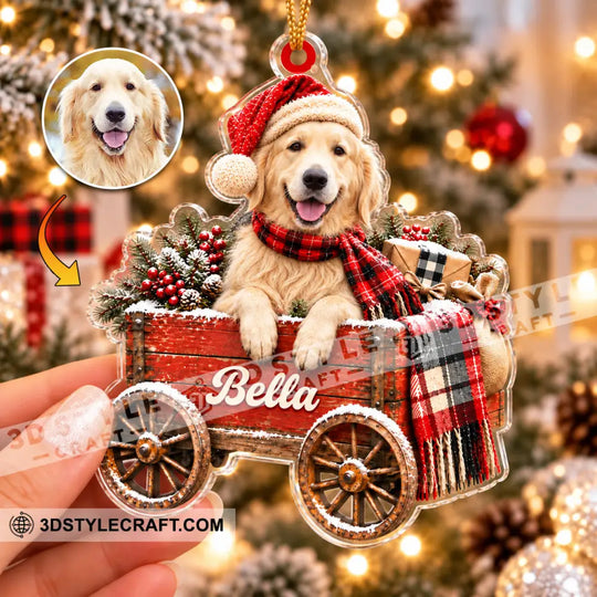 Pet Lover Home Decor, Christmas Ornament, Personalized Ornament style option 4